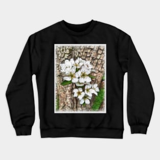 Pear Tree blossom Crewneck Sweatshirt